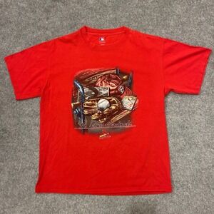 Vintage Y2K St Louis Cardinals MLB Sports 2008 T Shirt Adult Large